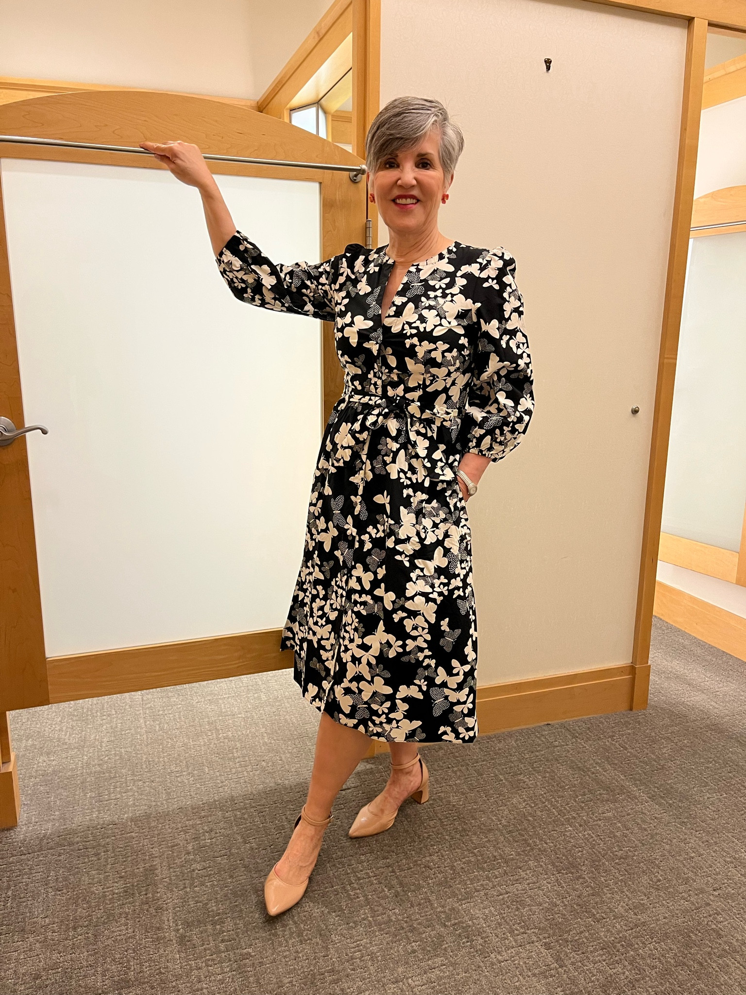 Easter dress or work dress or bridal shower look (8)/ nude pumps (sale alert ‼️) (8)/fling jacket (6P) / nude purse #ltkfind 

#LTKSeasonal #LTKunder50 #LTKstyletip