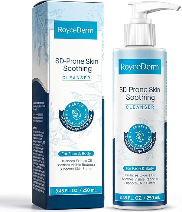 Roycederm Seborrheic Dermatitis Face & Body Wash - Foaming Daily Face Wash for SD-Prone and Psori... | Amazon (US)
