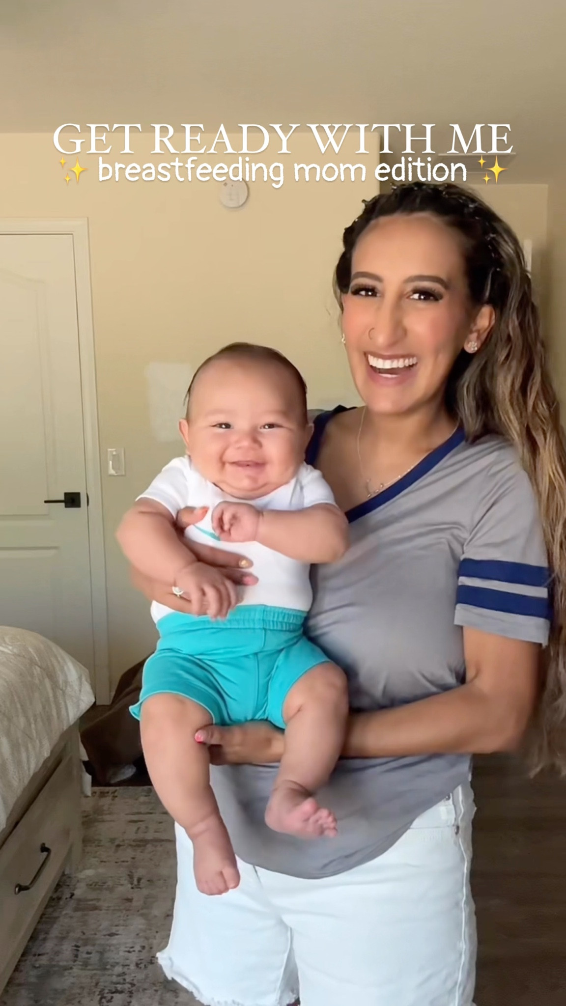 15 weeks postpartum. 💙 15 weeks of breastfeeding my sweet, goofy boy. 🍼✨
After a little break from my “get ready with me” videos, your favorite tired but determined mama is back!
Finding my groove as a new mom hasn’t been easy…balancing breastfeeding, working full-time, keeping a social life, and navigating all the pressures of life, but I’m learning to take it one day (and one messy bun) at a time.

Here’s to small steps and showing up, even when it’s hard. 💪🏼🌸 #PostpartumJourney #BreastfeedingMom #GRWM 

#LTKStyleTip #LTKPetite #LTKBump