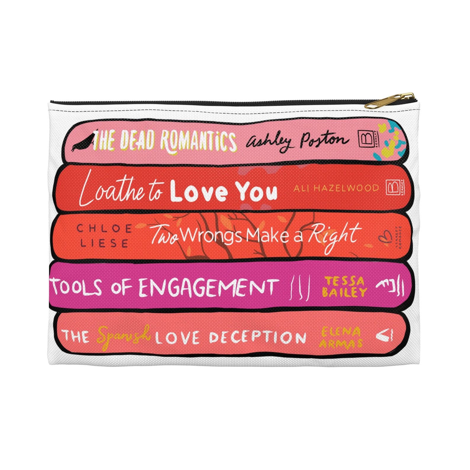 Customizable Zipper Pouch for Readers Book Lover Gift - Etsy | Etsy (US)