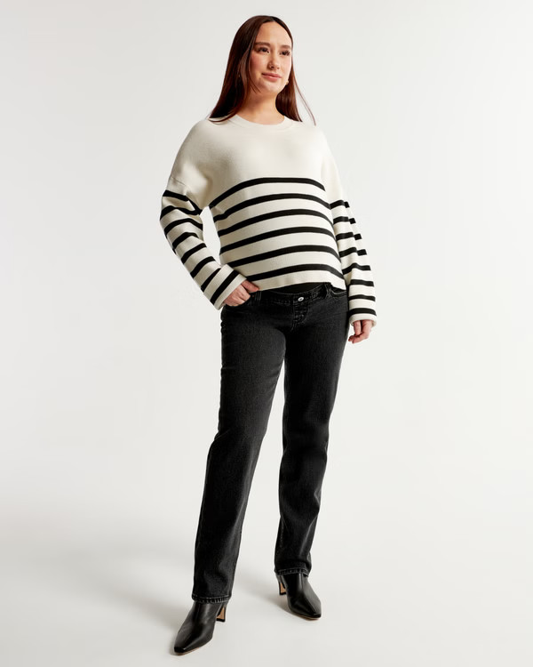 Women's High Rise Mom Jean | Women's Bottoms | Abercrombie.com | Abercrombie & Fitch (US)