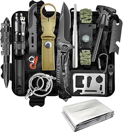 Gifts for Men Dad Husband Boyfriend Fathers Day, Survival Gear and Equipment 13 in 1 Emergency Su... | Amazon (US)