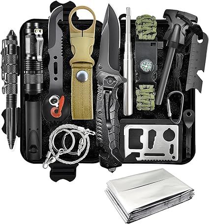 Gifts for Men Dad Husband Boyfriend Fathers Day, Survival Gear and Equipment 13 in 1 Emergency Su... | Amazon (US)