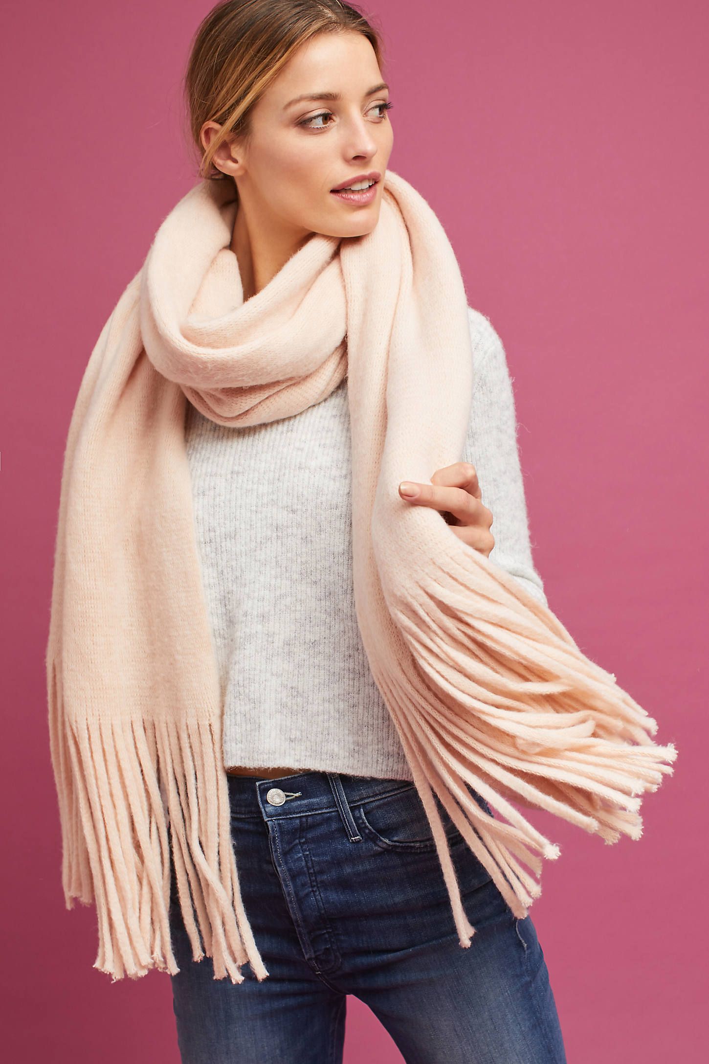 Fringed Wrap Scarf | Anthropologie (US)