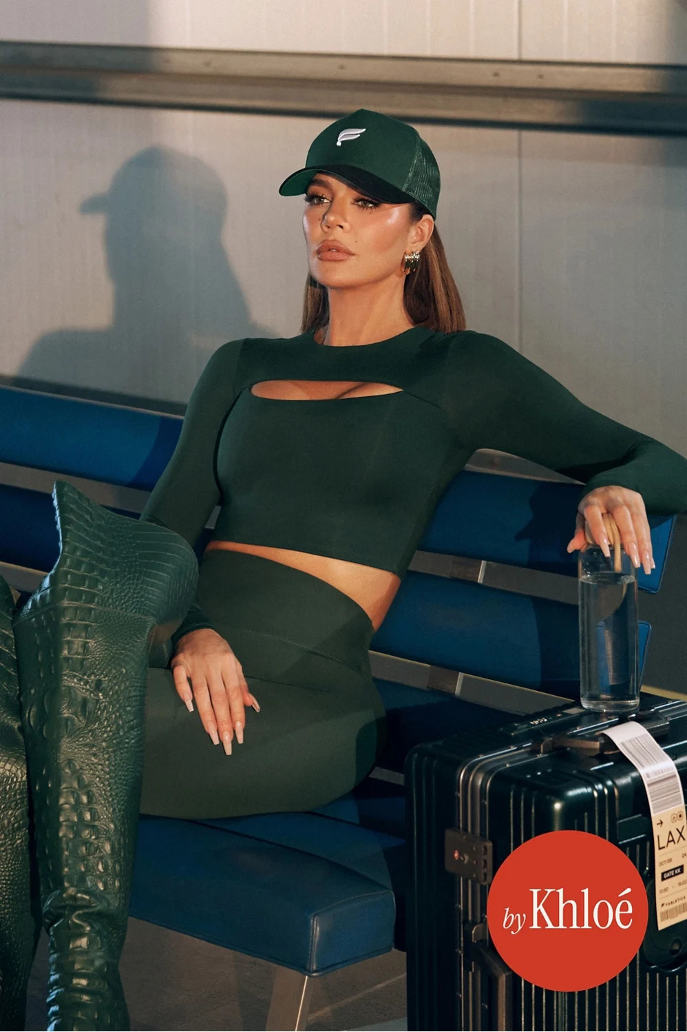 Airlite Keyhole Top Womens green XL Fabletics | Fabletics Europe