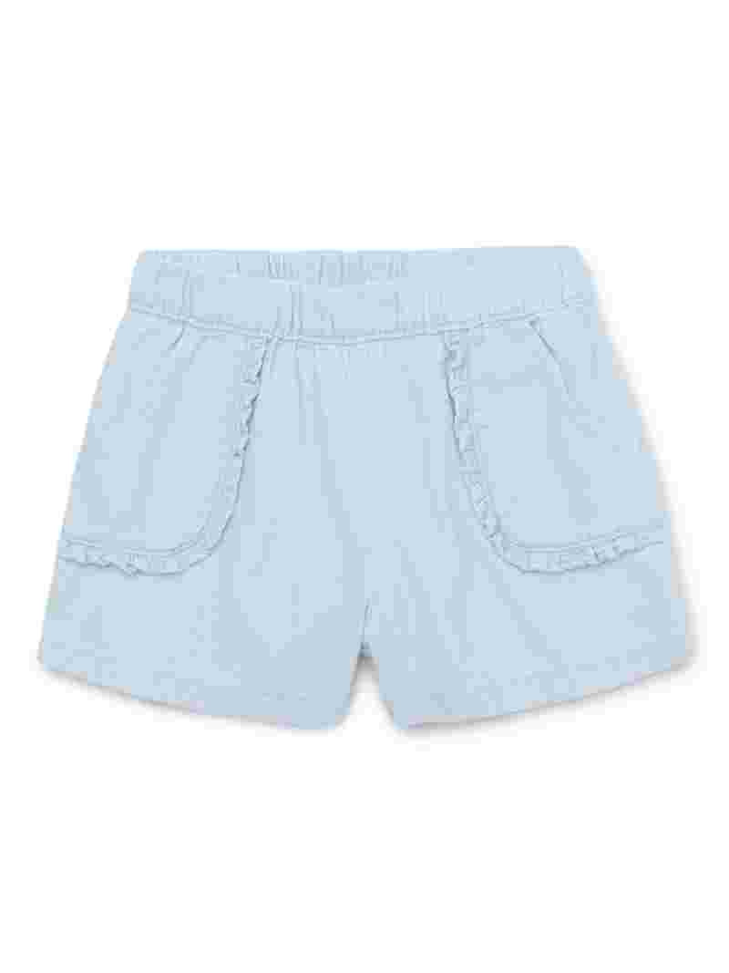 Garanimals Toddler Girl Denim Shorts with Ruffle Pocket, Sizes 18M-5T | Walmart (US)