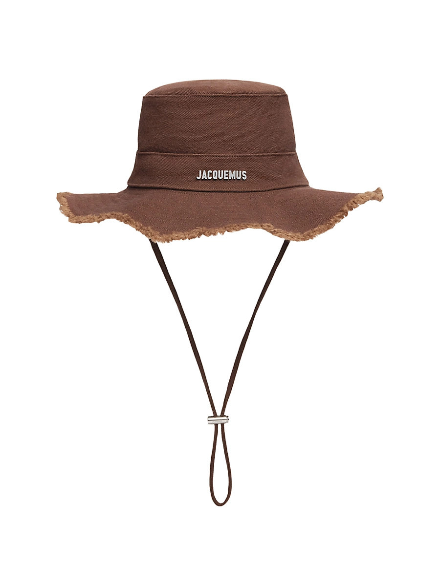 Men's Le Classiques Logo Cotton Bucket Hat - Brown - Size Medium | Saks Fifth Avenue