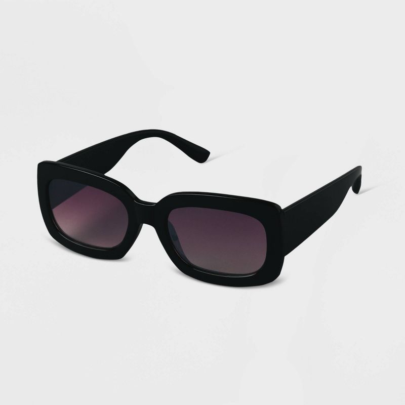 Women's Plastic Rectangle Sunglasses -  A New Day™ | Target