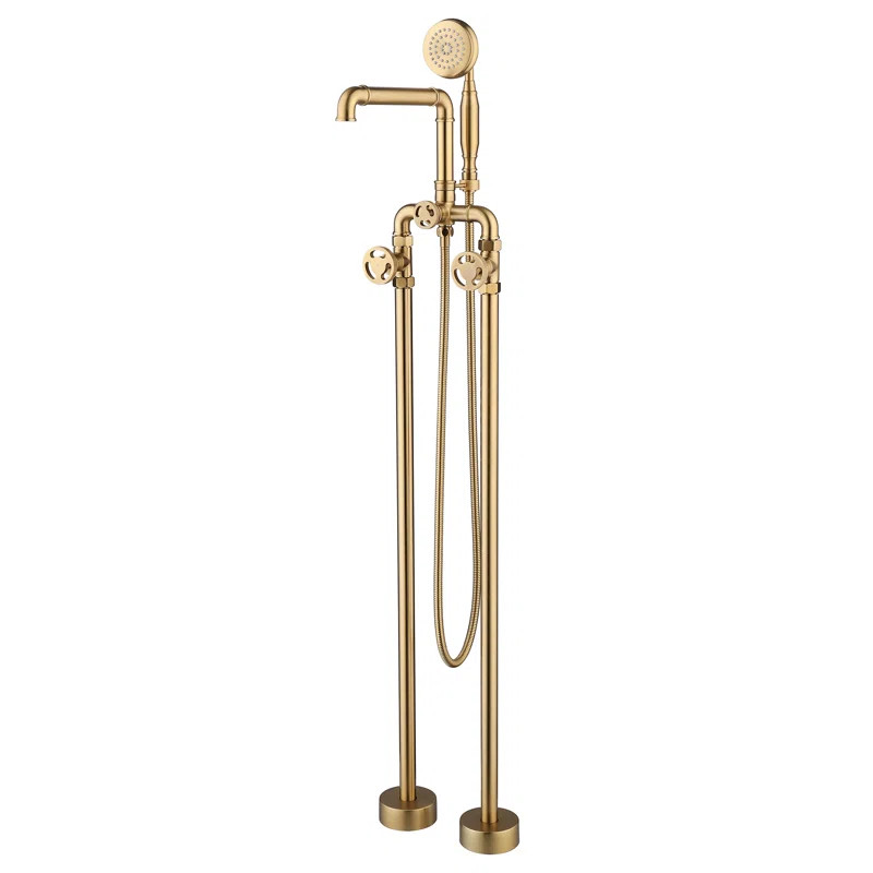 Floor Mounted Tub Spout with Diverter | Wayfair North America