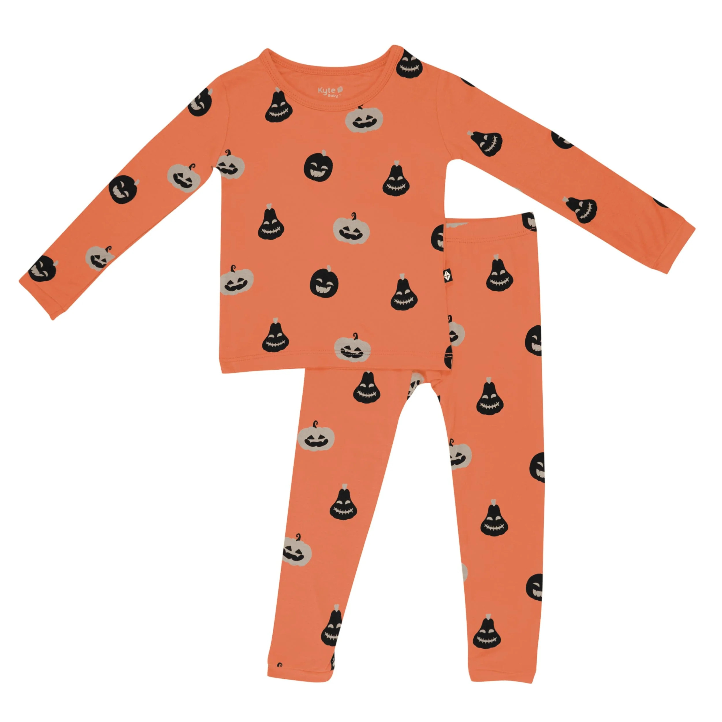 Long Sleeve Pajamas in Carve | Kyte BABY
