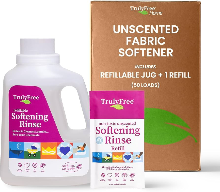 Fabric Softening Conditioner for Clothes| Safe for Babies & Kids with Sensitive Skin | Plant-Base... | Amazon (US)