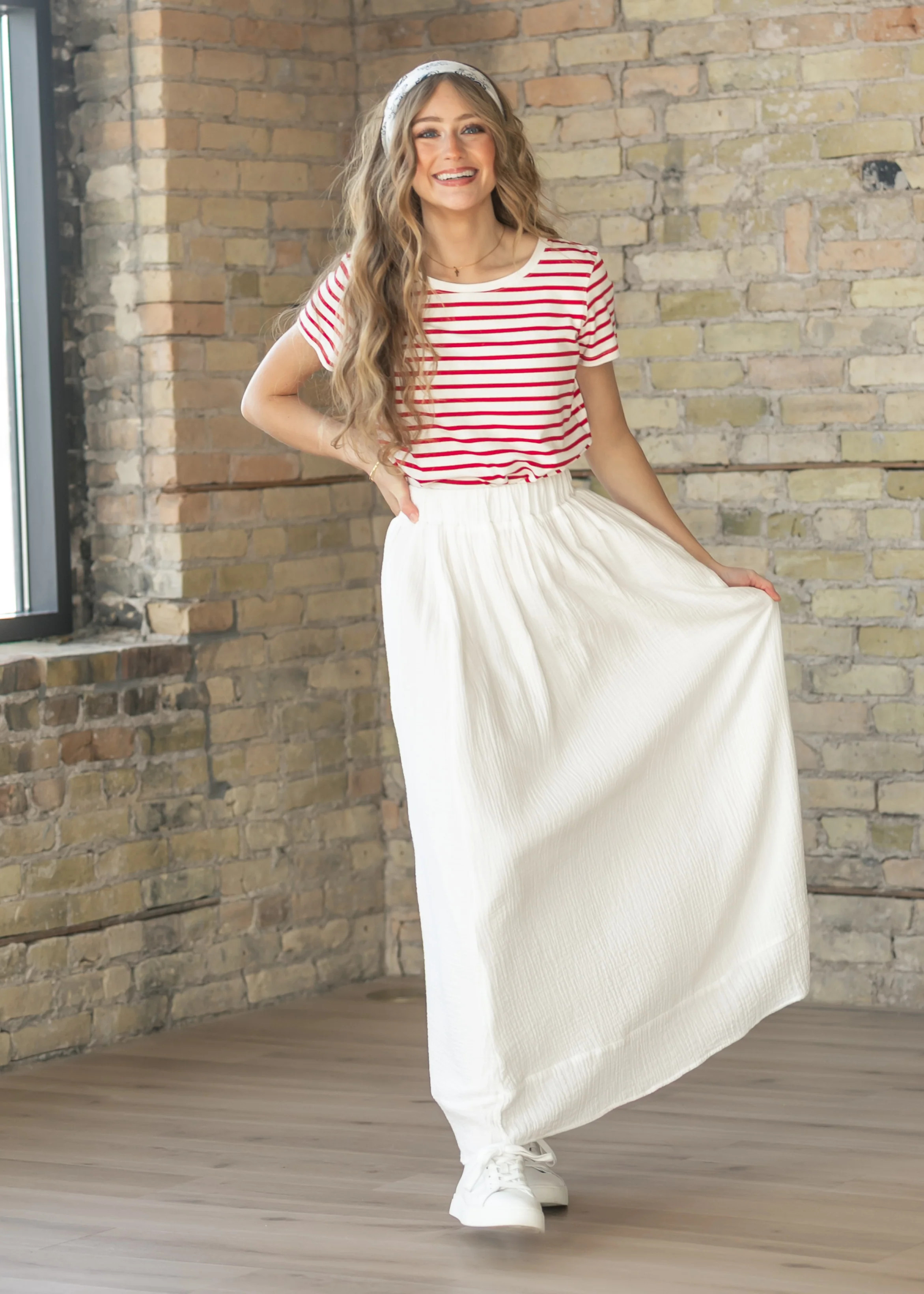 Kalani Cotton Gauze Maxi Skirt | Inherit Clothing Co.