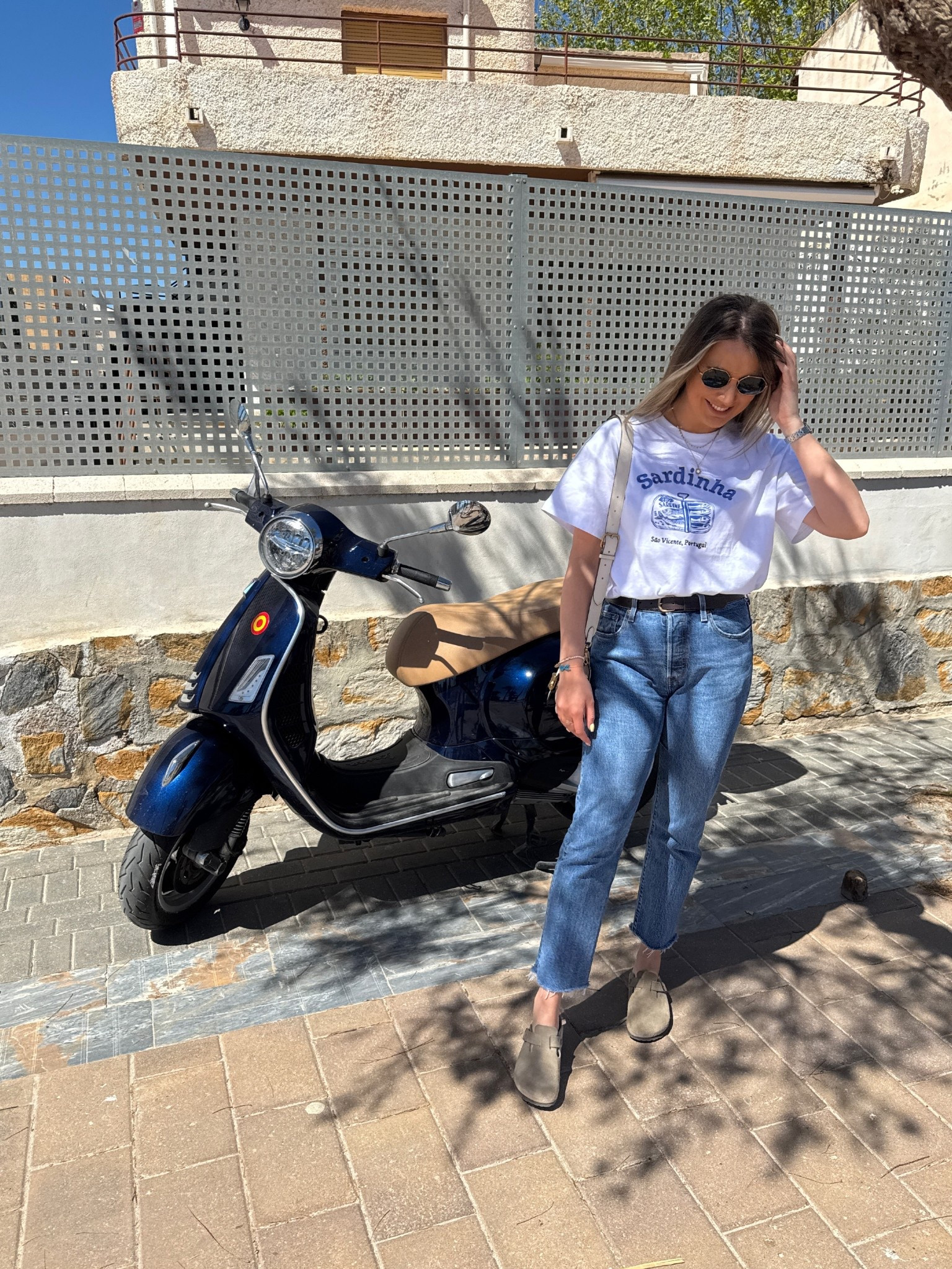 Slogan T-Shirt / Blue Jeans / Levi 501s / Birkenstock Taupe Bostons / Casual Outfits

#LTKeurope #LTKuk #LTKsummer