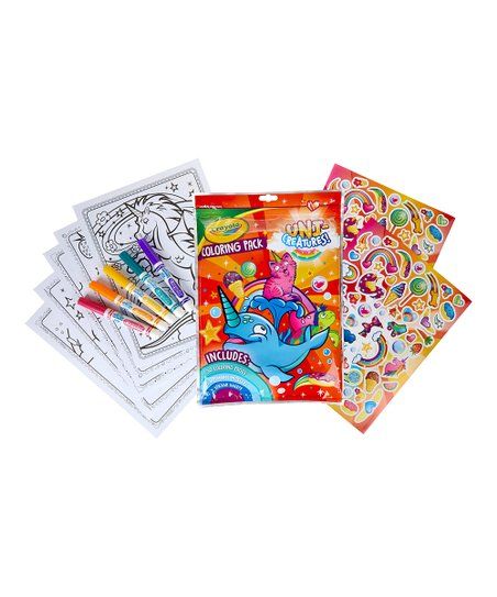 Crayola Uni-Creatures Coloring Pack | Zulily