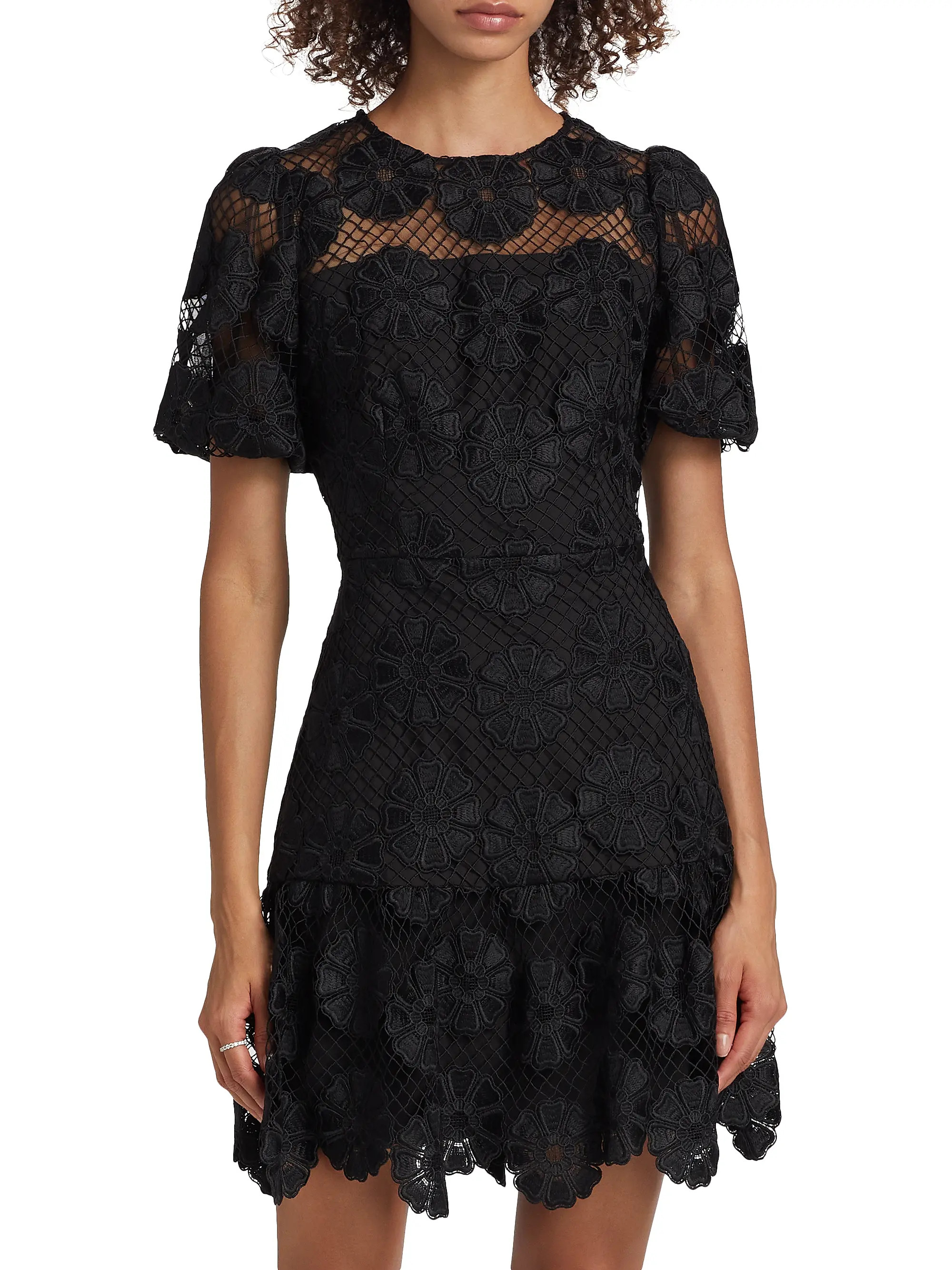Yasmin Lace Minidress | Saks Fifth Avenue
