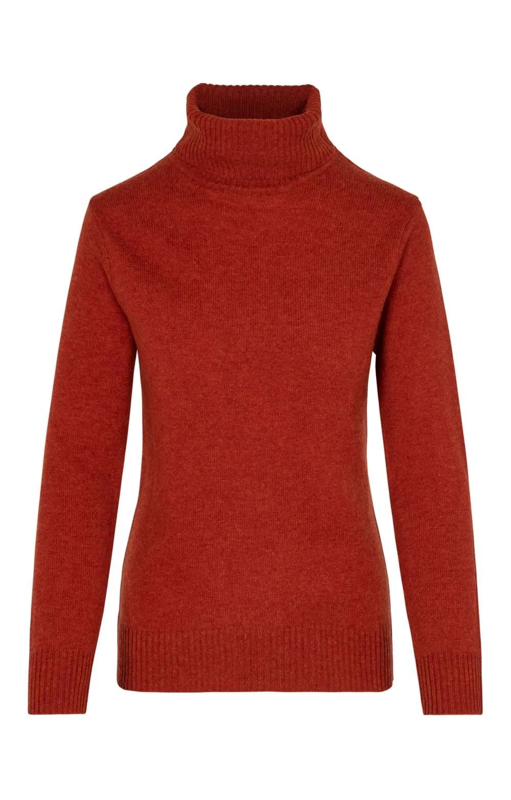 Ladies Lambswool Roll Neck | The House Of Bruar