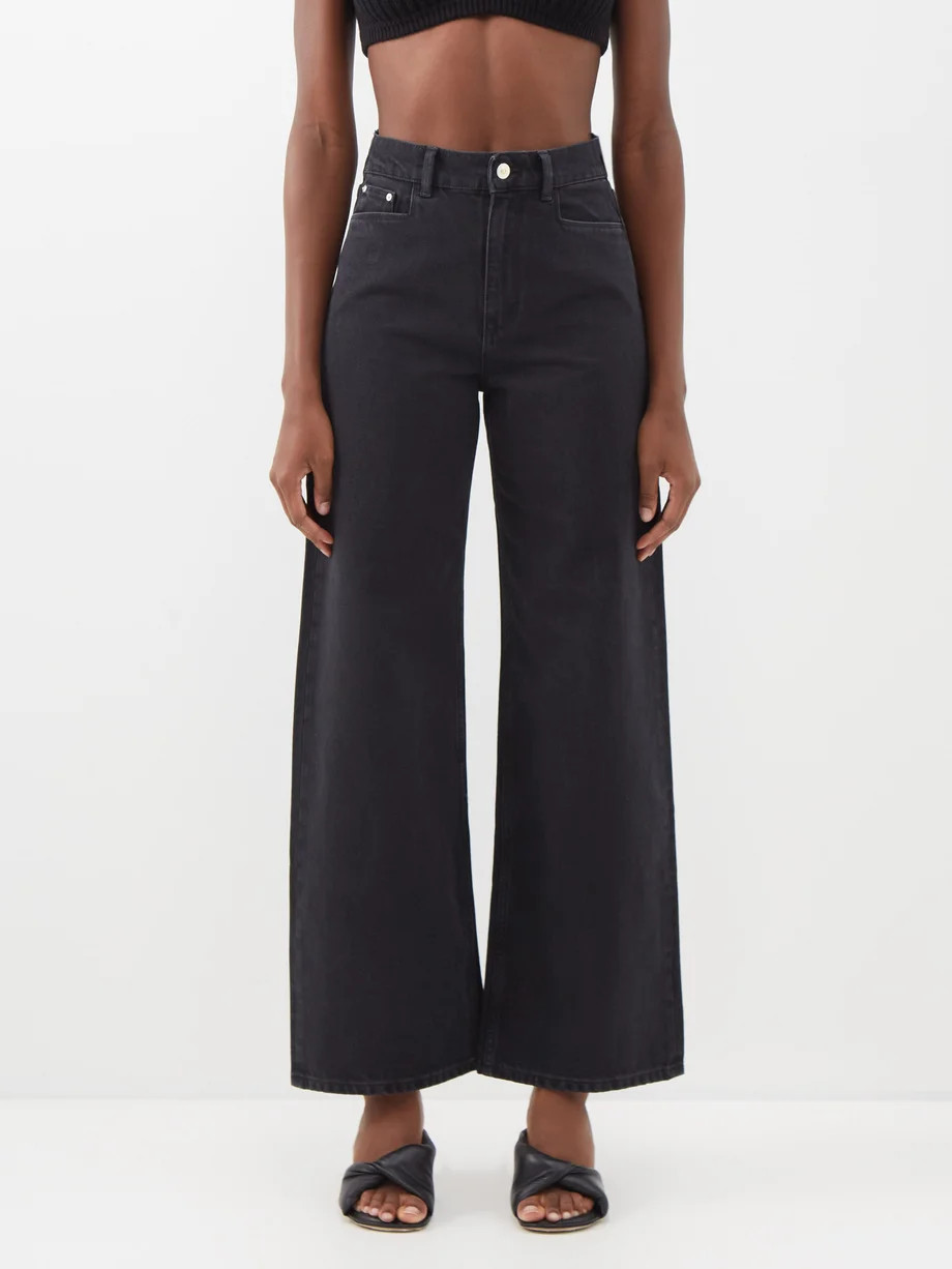 Magnolia upcycled-cotton wide-leg jeans | Matches (US)
