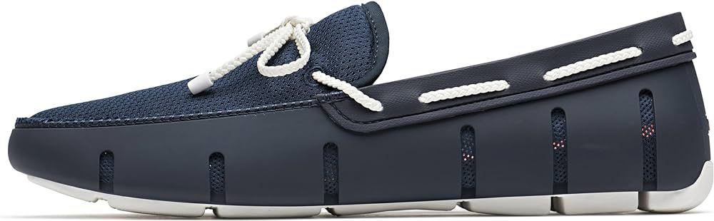 SWIMS Mens Loafers, Mens Casual Slip-Ons Shoes for Summer, Comfortable Stylish Braided Lace Loafe... | Amazon (US)