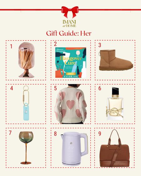 The perfect gifts for HER! 
Your sister, cousin, and BFF would be thrilled with any of these gifts! Prices range from $14 - $200! 

#LTKSeasonal #LTKtravel #LTKGiftGuide