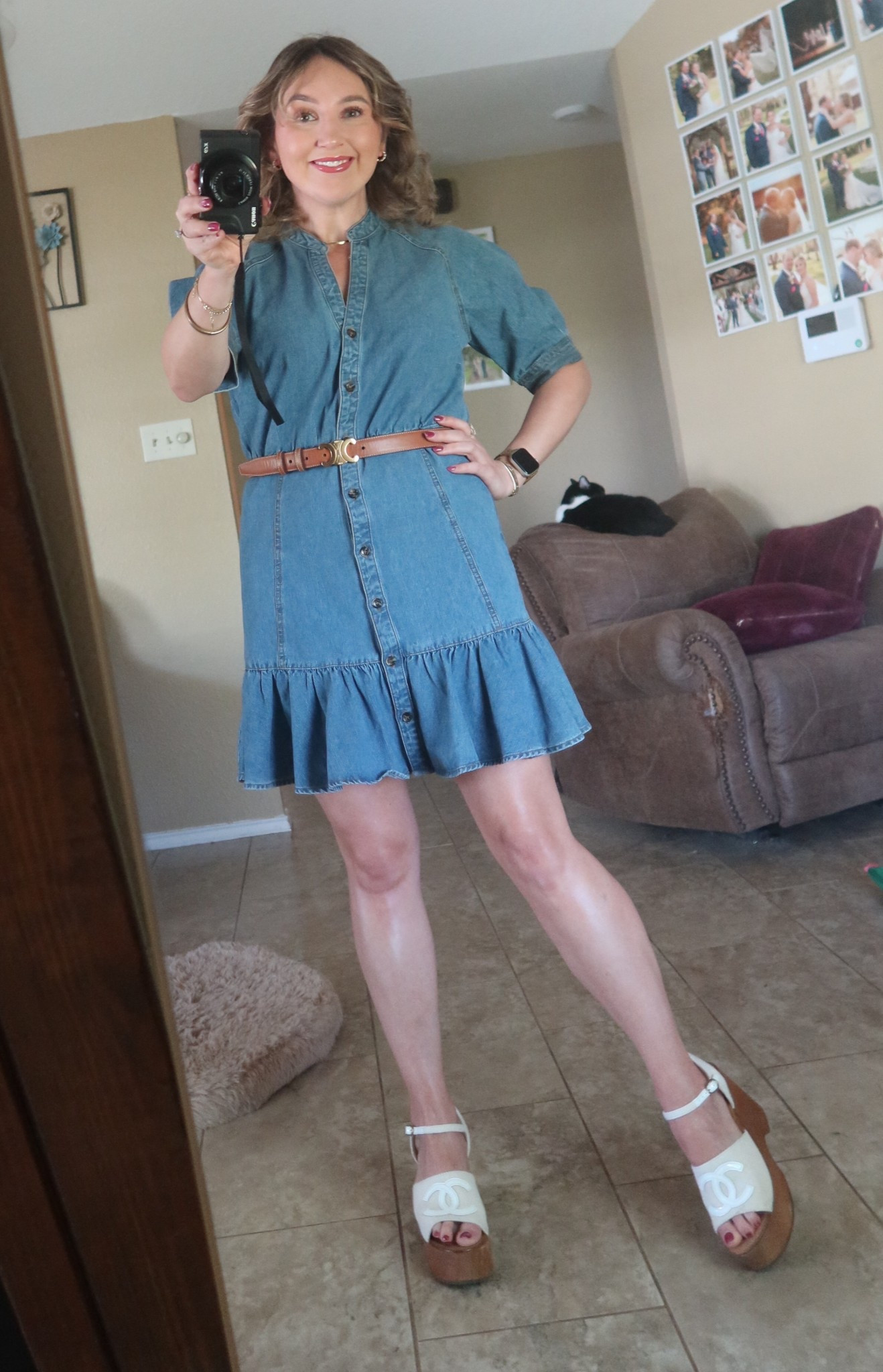 Perfect spring denim dress 

#LTKSeasonal