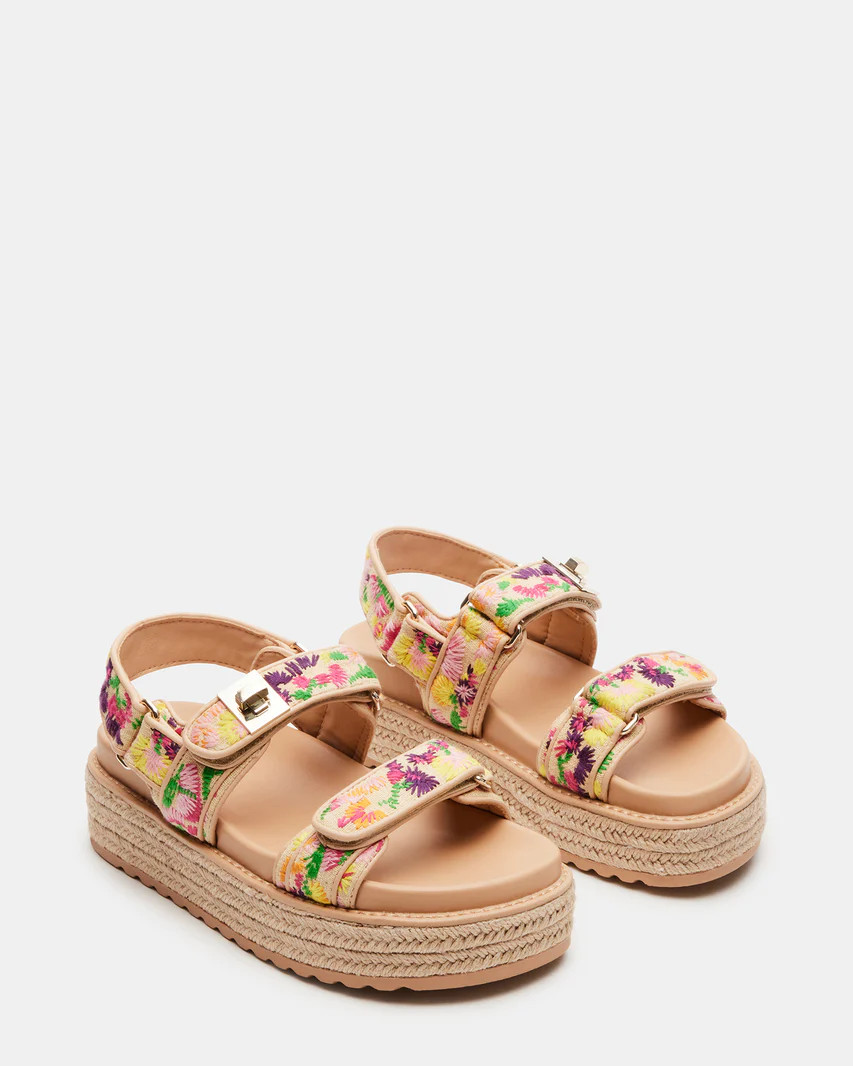 BIGMONA Floral Multi Platform Sandal | Women's Sandals | Steve Madden (US)
