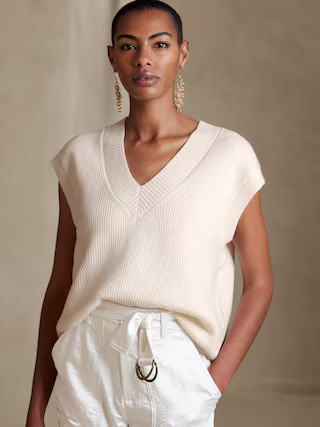 Fisherman Sweater Vest | Banana Republic Factory