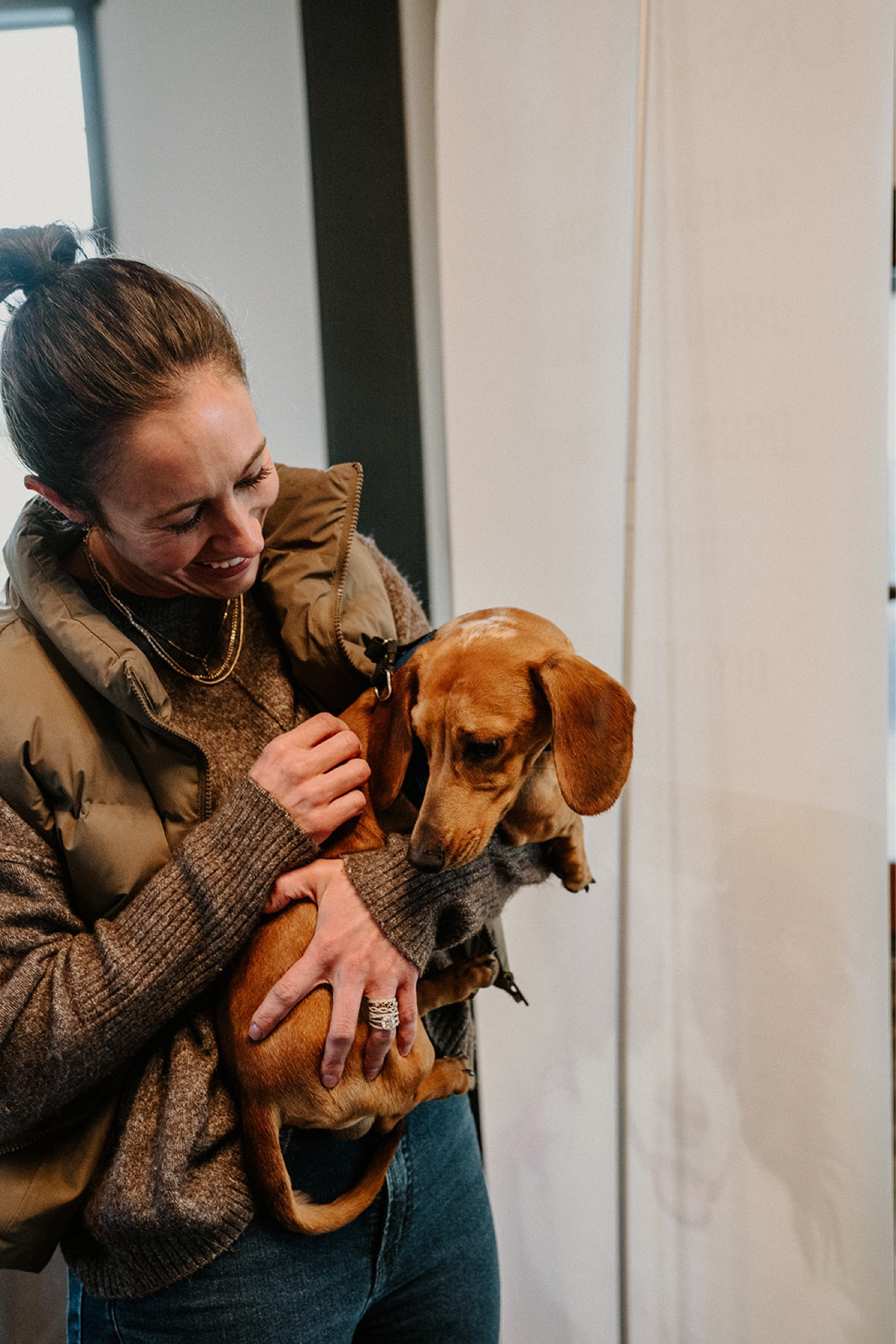 Down stuffed vest…definitely a bit of a splurge but I got it for Christmas last year, have washed it a bunch and it still looks amazing! I have a size medium 