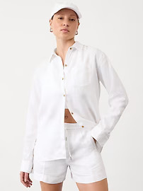 Retreat Linen Top | Athleta