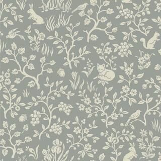 York Wallcoverings 34.17 sq. ft. Magnolia Home Fox and Hare Premium Peel and Stick Wallpaper PSW1... | The Home Depot