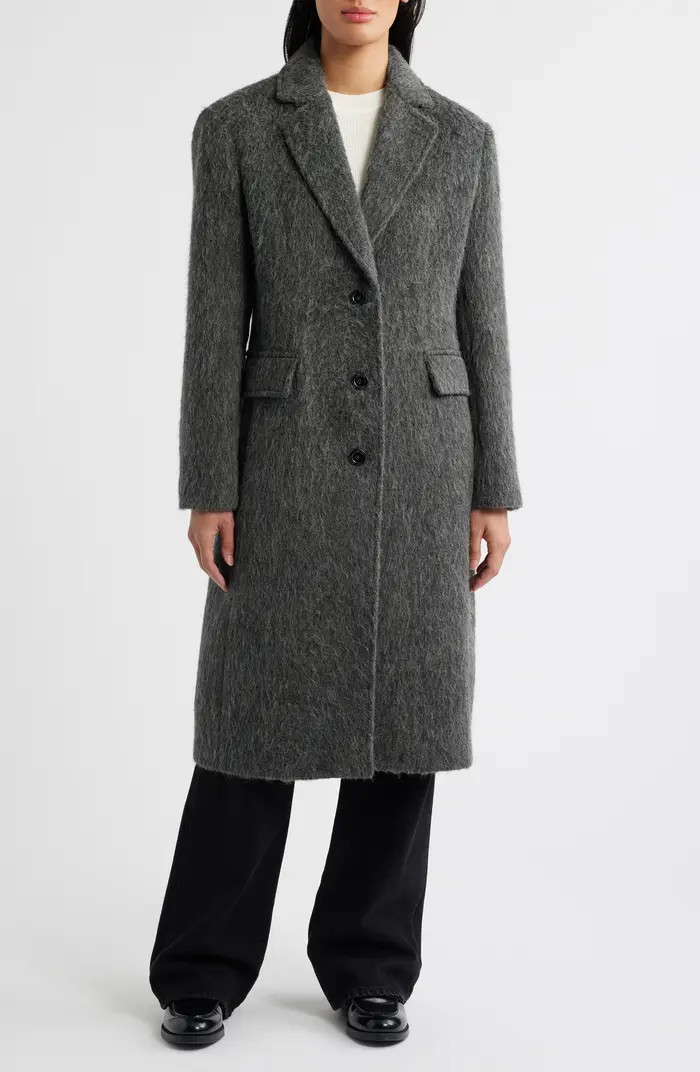 Fitted Longline Coat | Nordstrom