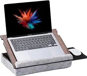 Laptop Tray - Lap Tray with Cushion, Laptop Table for Sofa, Lap Desk for Laptop, Adjustable Lapto... | Amazon (US)