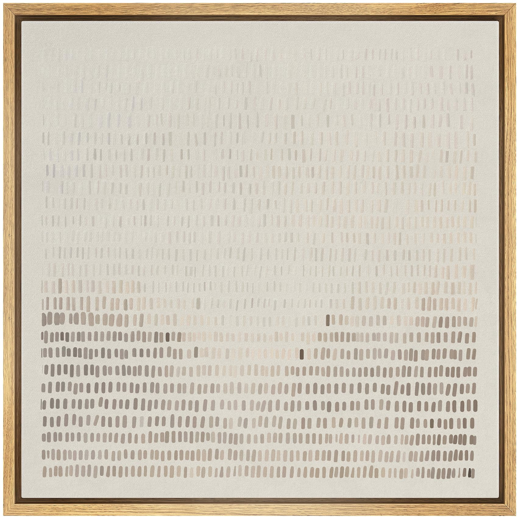 SIGNWIN Framed Canvas Print Wall Art Minimalist Beige and Gray Linear Pattern Illustrations Moder... | Amazon (US)