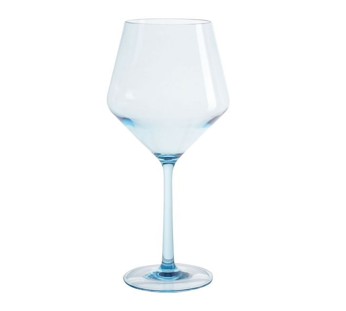 Happy Hour Stemmed Wine Glass, Set of 4 - Coral | Pottery Barn (US)