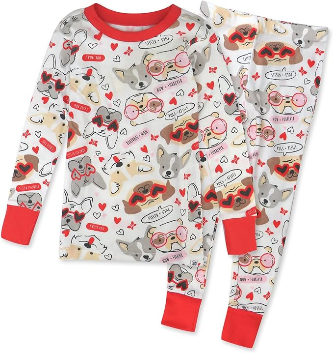 HonestBaby unisex-baby Celebration 2-piece Pajamas Sleepwear Pjs 100% Organic Cotton for Baby, To... | Amazon (US)