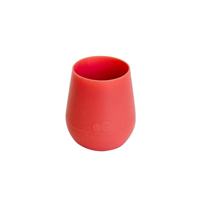 ezpz Tiny Cup (Coral) - 100% Silicone Training Cup for Infants - Designed by a Pediatric Feeding ... | Amazon (US)