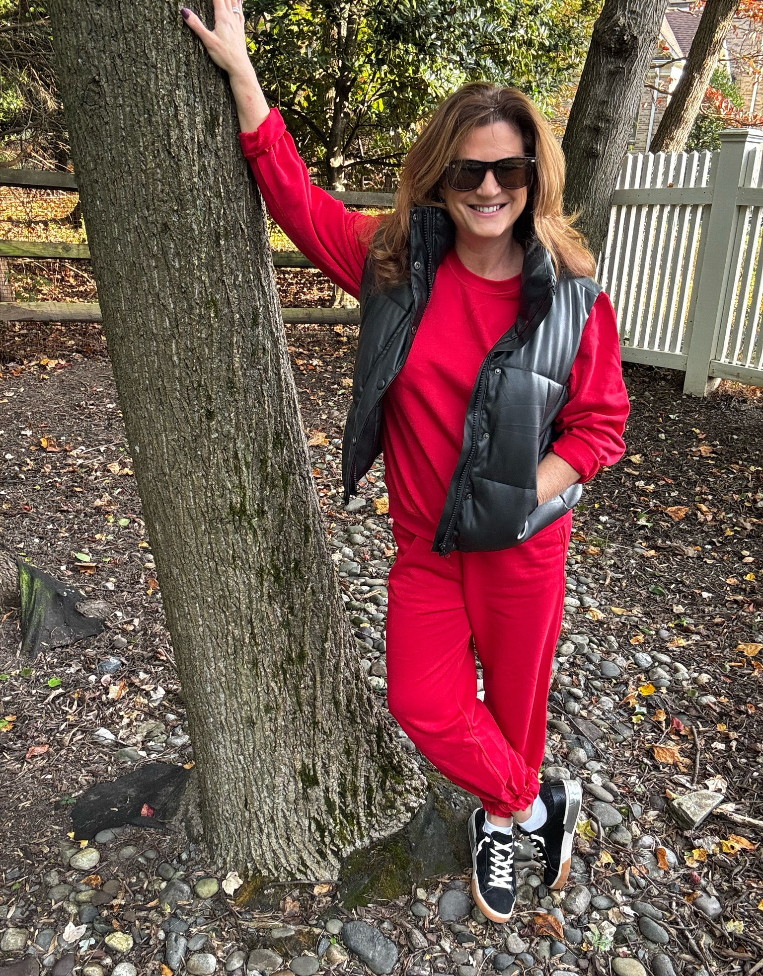 All the fall feels with this cozy 2 piece jogger set from @Pumieyus 
Available in numerous color combos for a fraction of the price 

#LTKActive #LTKGiftGuide #LTKSeasonal