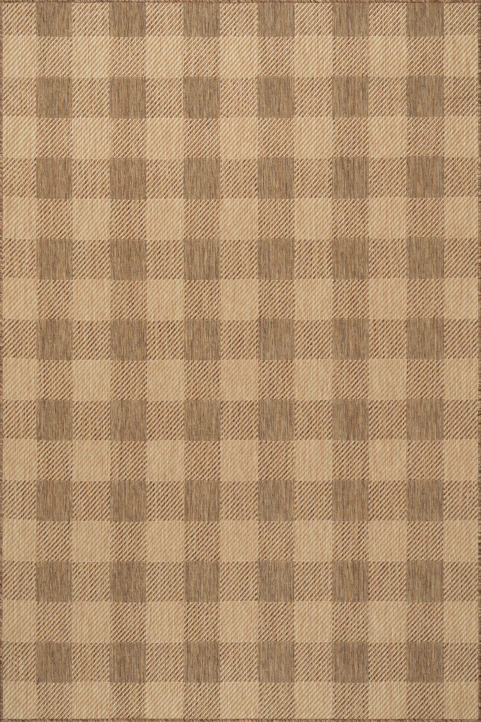 Color: Light BrownIstra Farmhouse Indoor/Outdoor Rug | Light Brown Light Brown swatchShape: Recta... | Rugs USA