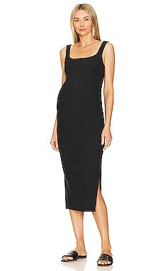 Beyond Yoga Spacedye Icon Midi Maternity Dress in Darkest Night from Revolve.com | Revolve Clothing (Global)
