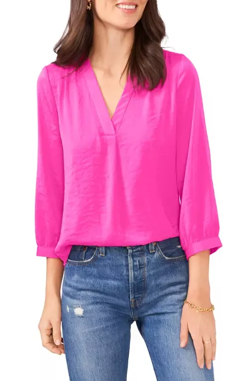 Vince Camuto Rumple Fabric Blouse … curated on LTK