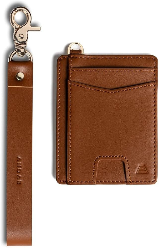 Andar The Denner Beautiful Premium Slim Card Holder RFID Blocking Card Holder Wrislet Wallet for ... | Amazon (US)