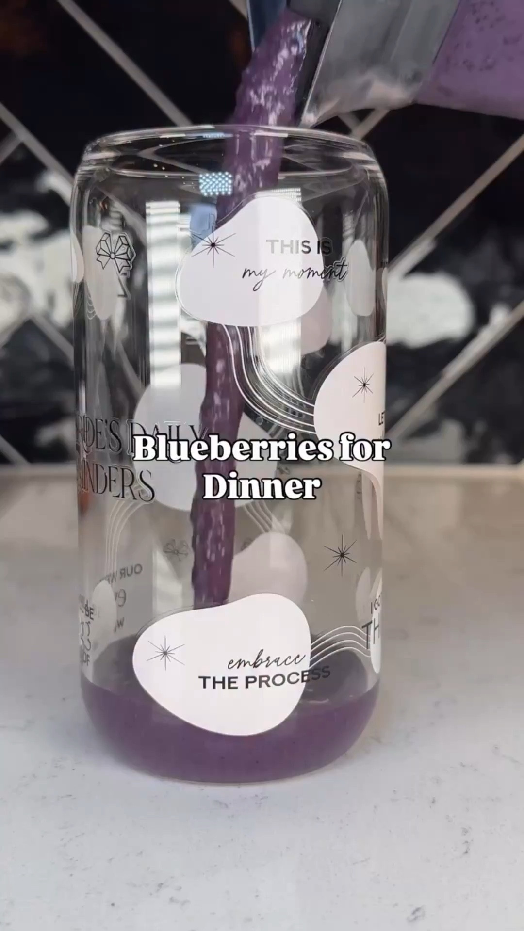 Blueberries for dinner tonight.

Some nights in a long distance marriage you cook a full meal. Other nights you want something quick, light, and high protein while you’re winding down the day alone.

I threw blueberries and protein into my @ninjakitchen blender and dinner was done in seconds. Easy cleanup, quick blend, and still hit my protein goal.

This is one of my favorite quick meals on nights when I want something simple but still filling.

If you want the exact smoothie recipe and my Ninja blender, comment smoothie and I’ll send you the details.