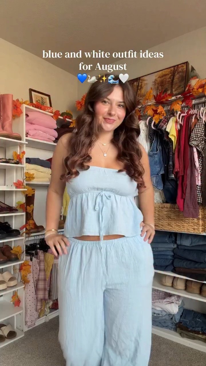 Blue and white is the dress code for August!
#outfitideas #outfitinspo #fashioninspo #fashionstyle #august
