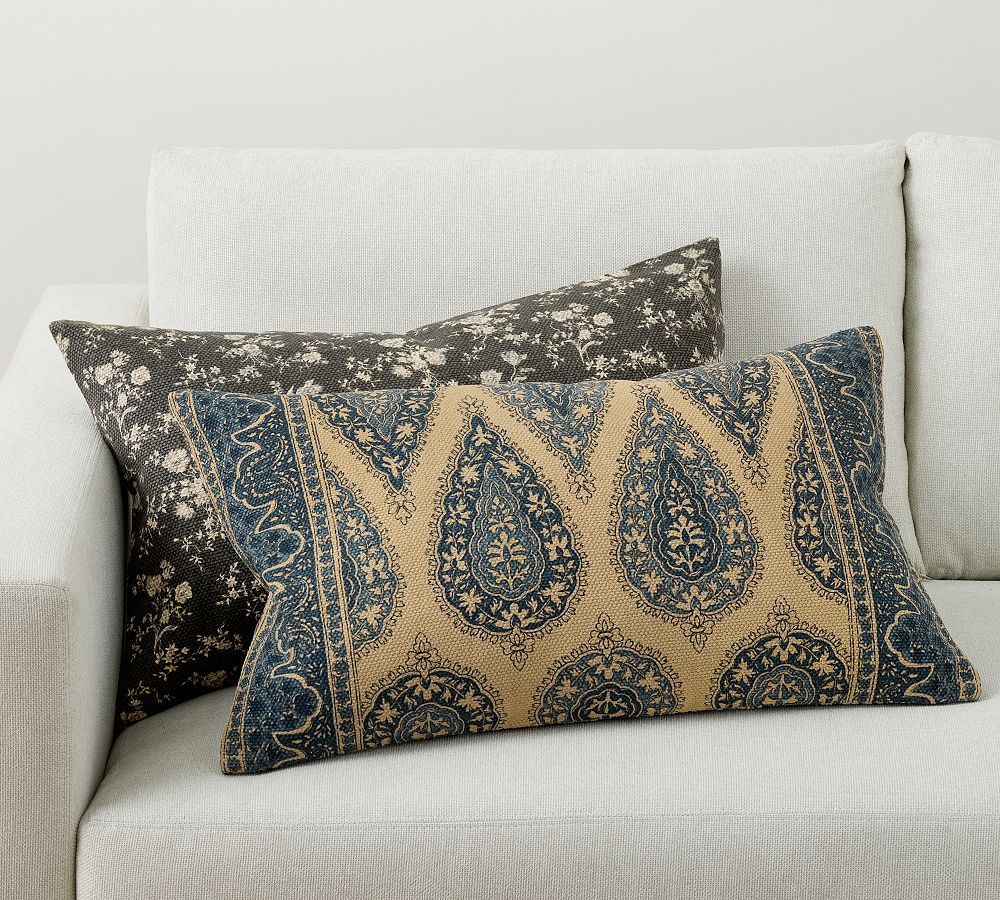 Abel Reversible Lumbar Pillow | Pottery Barn (US)