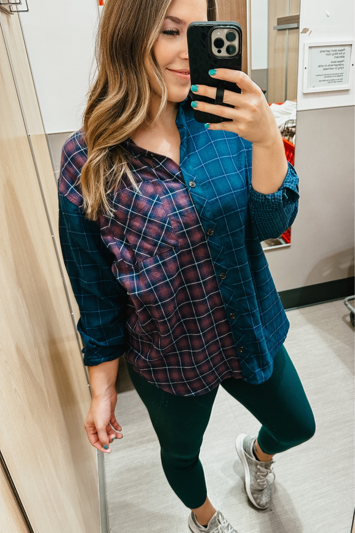This boyfriend flannel from target is only $22! I love the mismatched fabrics and green for fall 😍 they are an oversized fit, I’m wearing a medium here. My ribbed leggings are so comfy and only $14! They have a wide waistband perfect for sucking ya in :) and I just saw my Adidas are on sale for $39 today!

#LTKSeasonal #LTKsalealert #LTKunder50