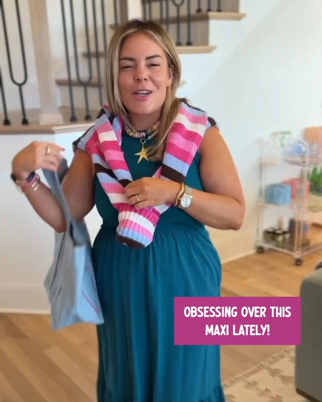 Obsessing over this maxi lately! I love the color and style of it - super comfy!

#LTKmomlife #LTKgrwm #LTKootd
