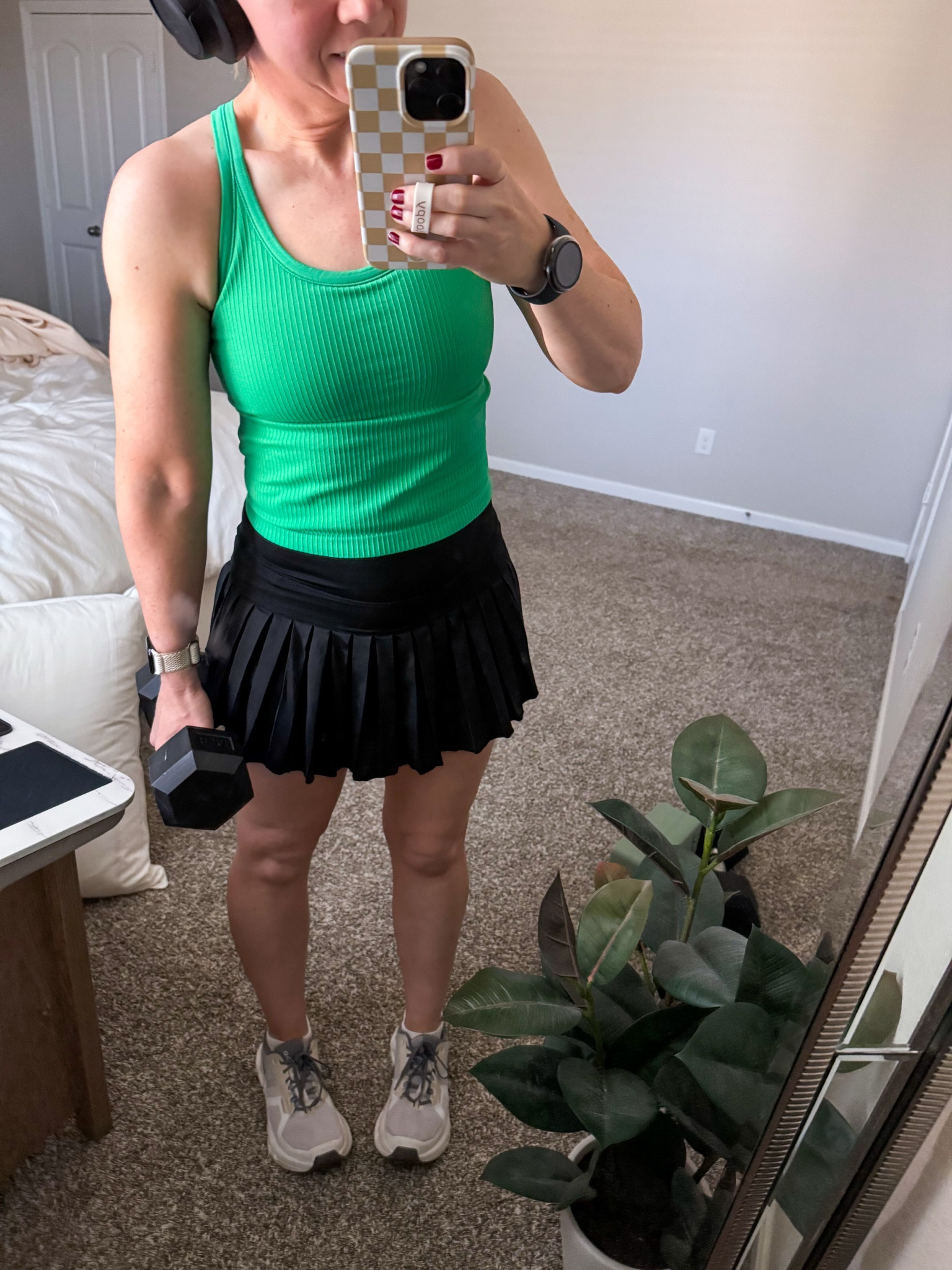 Workout outfit / tennis outfit 

Tank size small
Skirt size XS


#ltkseasonal #ltkover40 #ltkshoecrush 
#ltksalealert

#LTKActive #LTKSeasonal #LTKPetite