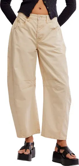 Free People Good Luck Barrel Leg Pants | Nordstromrack | Nordstrom Rack