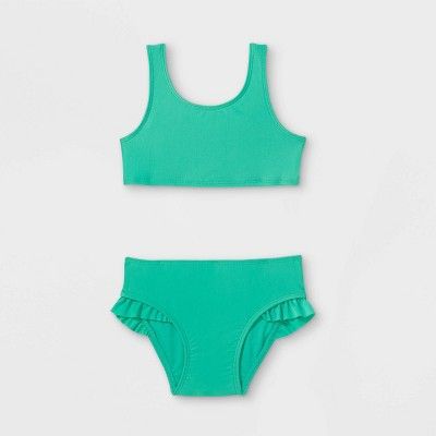 Toddler Girls' Spring Fever Bikini Set - Cat & Jack™ Blue | Target