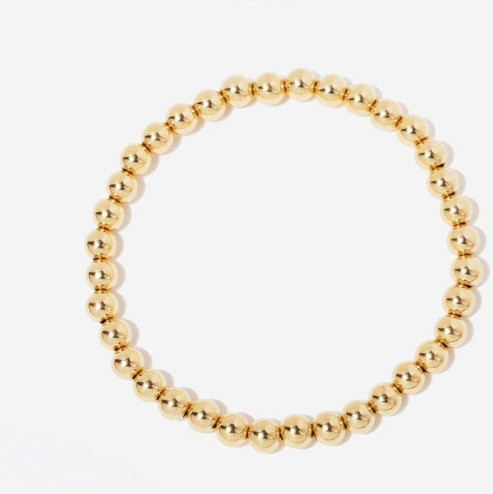 Little Sky Stone Shimmer 14K Gold Filled Bead Bracelet | Nordstrom | Nordstrom