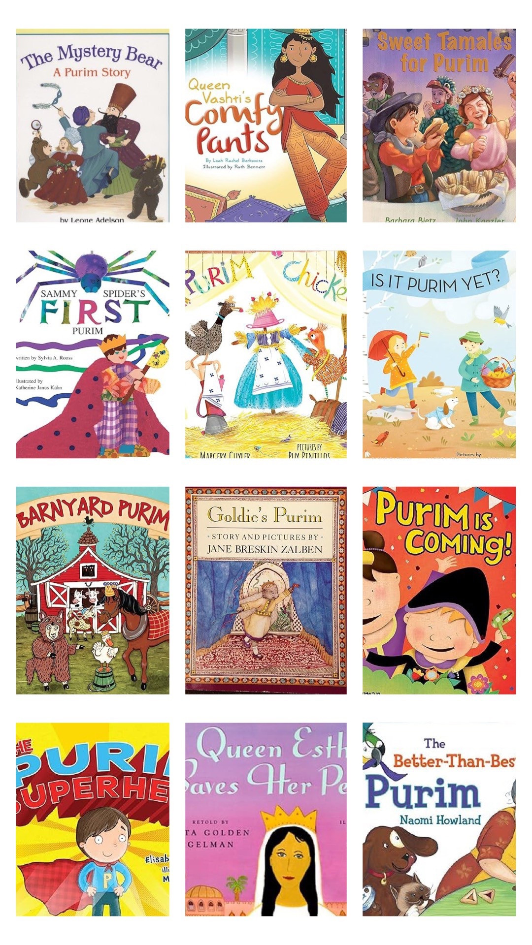 Our favorite Purim books for kids! 